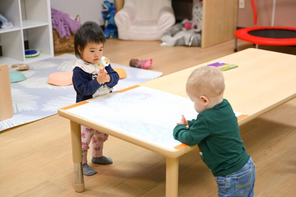 Students playing at BKids Daycare & Preschool in Portland Oregon