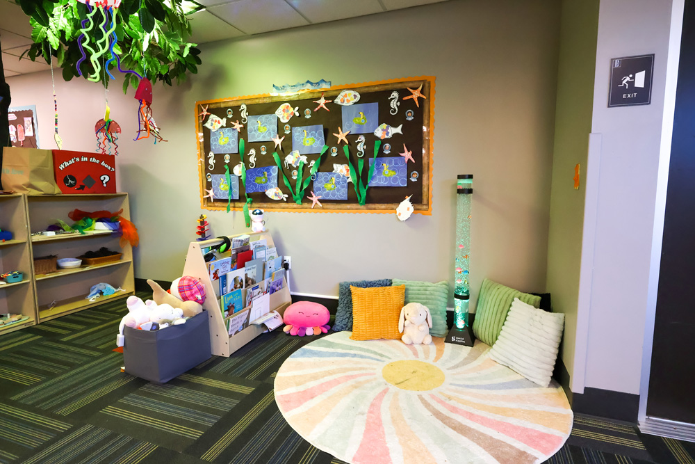 Play area for kids at bkids preschool and daycare